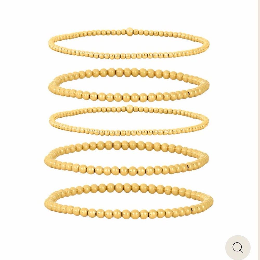 Karen Lazar THE PETITE STACK // Size 7 // Yellow Gold